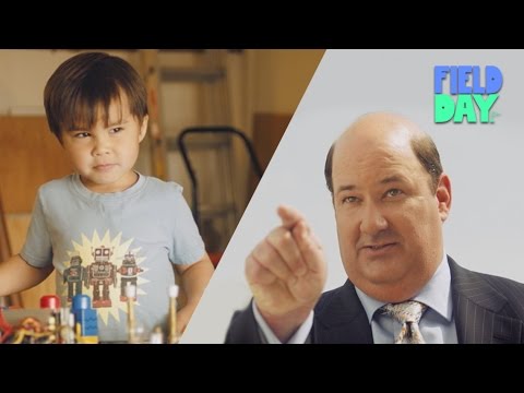 Confronto Épico Super Kids | Garoto de filme de ação tem um dia de campo