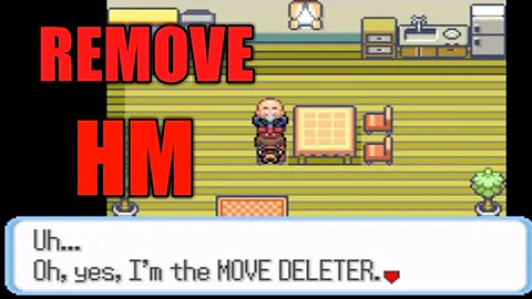 How do you delete Pokémon Emerald?