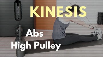 Kinesis Technogym exercises Abs/Obliques with High Pulley