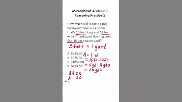 ASVAB/PiCAT Arithmetic Reasoning Practice Test Q: Conversions #acetheasvab w/ #grammarhero #afqt