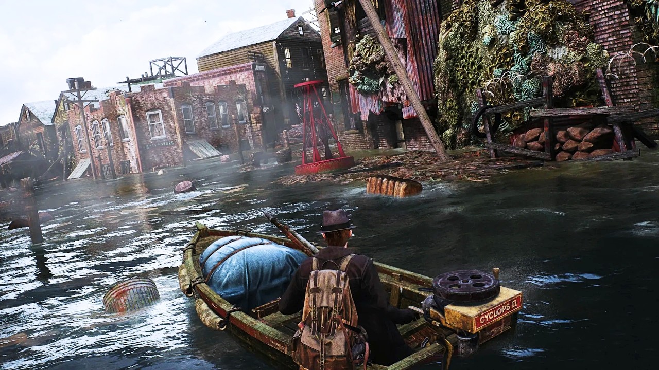 Early Look at a New Flooded City SURVIVAL Game - Surviving in The Sinking City 2