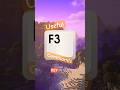 USEFUL F3 Hotkeys in MINECRAFT #minecraft #technoo7 #shorts #gaming