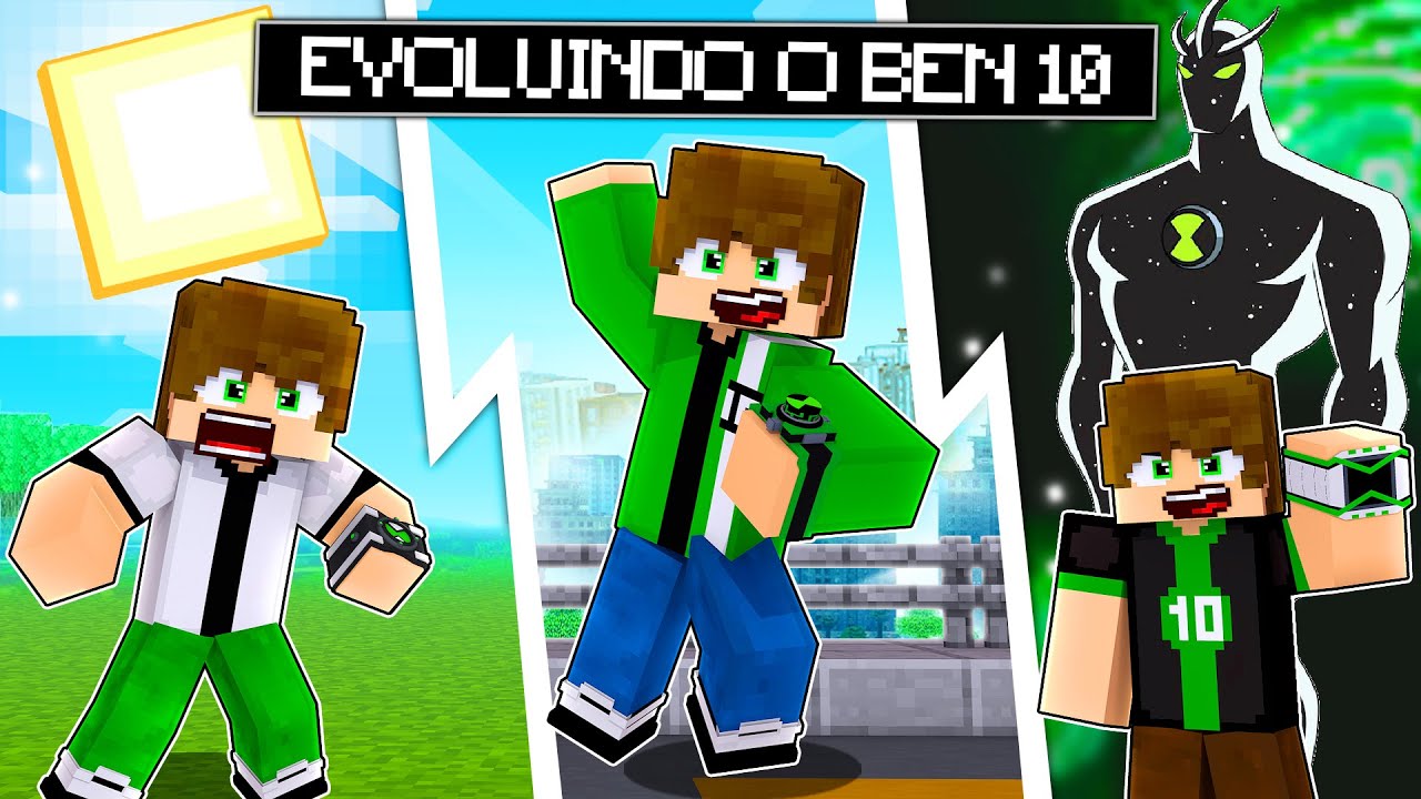 EVOLUINDO BEN 10 para BEN 10 DEUS no MINECRAFT ‹‹ P3DRU ››