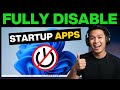 How to Disable Startup Programs Windows 11