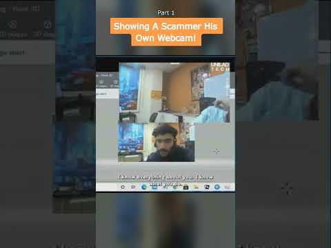 Showing a Scammer his Own Webcam!