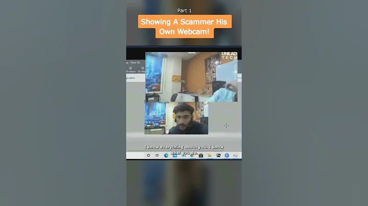 Showing a Scammer his Own Webcam!