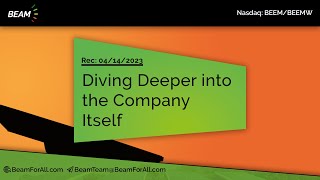 Beam Global – Diving Deeper into the Company Itself