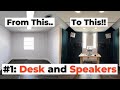 Treating a studio starttofinish 1 desk and speaker placement with musiccityacoustics