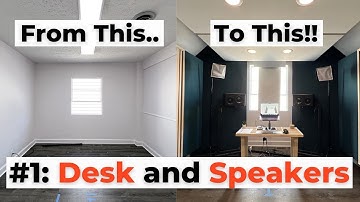Treating A Studio Start-To-Finish #1: Desk And Speaker Placement (with MusicCityAcoustics)