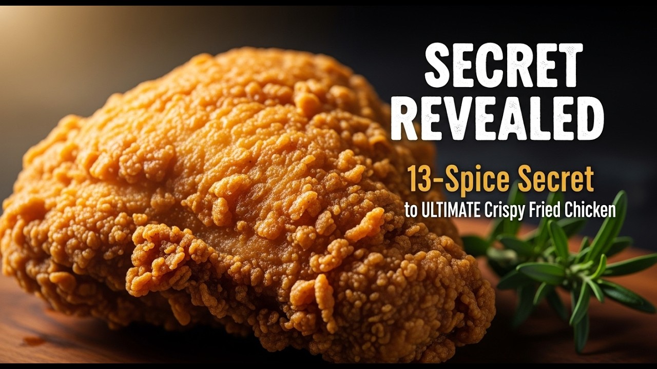 Секрет 13 специй для идеально хрустящей жареной курицы