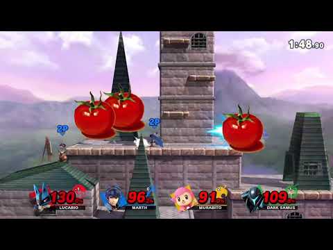 スマブラSP リプレイ タイム制 2606 [20年05年分]【むらびと 激戦 3P自分】