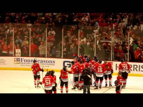 Chicago Blackhawks Clinch against Vancouver Canucks 2009