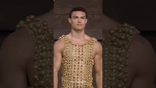 Noah Luis Brown for Dolce Gabbana Alta Sartoria 2024 #noahluisbrown #runway #model #dolcegabbana