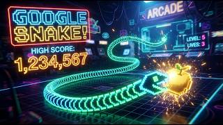 google snake game 🚨