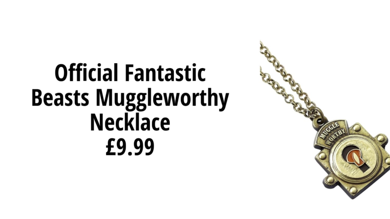 Gift Fairy Official Fantastic Beasts Muggleworthy Necklace YouTube