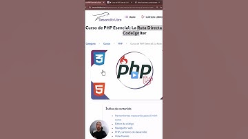 🐘 Introducción al Curso Primeros pasos con PHP - La Ruta Directa a Laravel y CodeIgniter - Parte 1