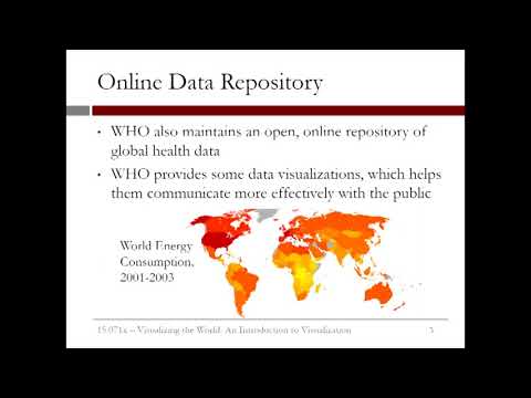 7.2.3 An Introduction to Visualization - Video 2: The World Health Organization (WHO)