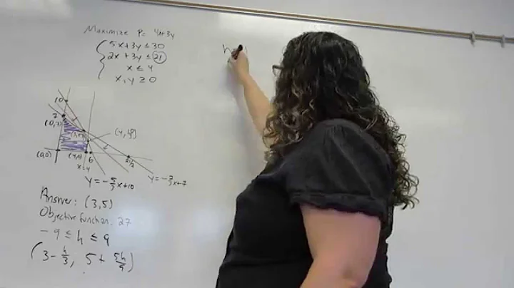 Linear Programming by Graphing, Sensitivity Analysis on Constraints, Shadow Price