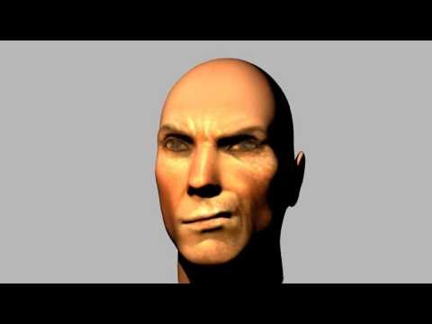 Facial mocap test - Blender 2.67