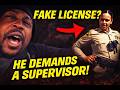 Cop Claims His License Is Fake – Driver Pushes Back