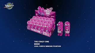 M3008 THE CRAZY ONE (purple minion fountain) by Miracle Fireworks