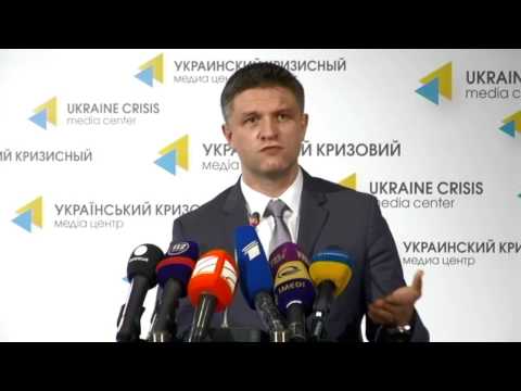 Dmytro Shymkiv. Ukraine Crisis Media Center, 2nd of September 2014