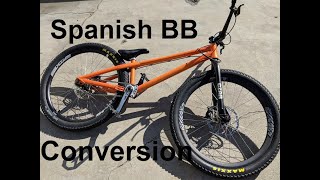 Spanish Bottom Bracket Conversion