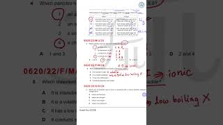 Ionic Bonding Past Paper MCQ Practice 4(CIE IGCSE Chemistry)