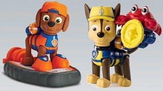 Щенячий Патруль - Щенки новые рюкзачки - Новые Игрушки. Paw Patrol Lifeguard with sea friend