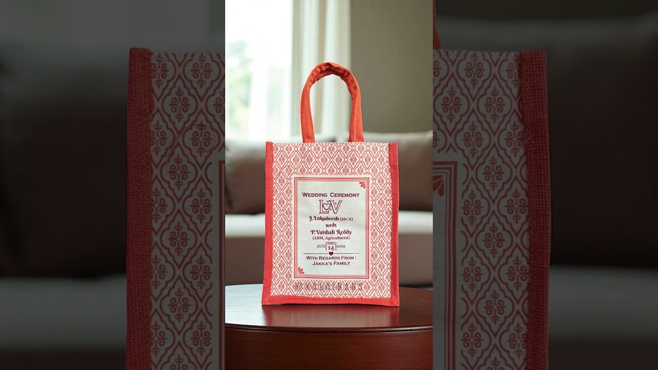 Transforming wedding memories into custom screen-printed tote bags! ✨ 