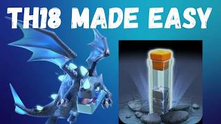 SUPER EASY SPAM WITH ELECTRO DRAGONS | THE BEST TH18 ATTACK STRATEGY | SKY WAGON | DRAGON DUKE