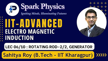 Electro Magnetic Induction: 6/10 |Spark Physics:IIT-Advanced Series |Class XII |Sahitya Roy(IIT KGP)