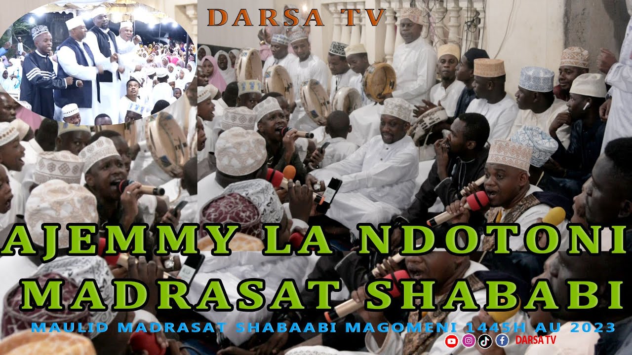 Sheikh Walid Na Yahya Bihaq Wapagawa Na Ajemmy La Shabaabi / Maulid Madrasat Shabaab Islamia 1445H