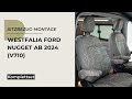 Sitzbezüge aufziehen - Westfalia Ford Nugget ab 2024 (V710)