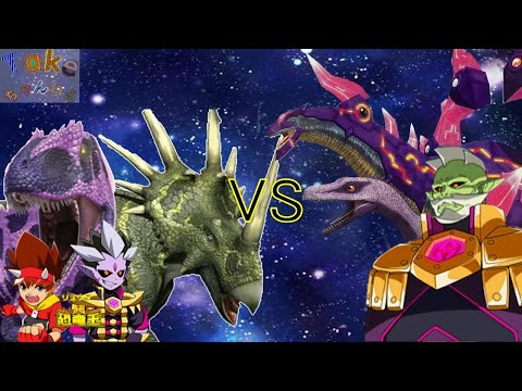 恐竜キング 】エオカルカリア&スティラコサウルス 決戦！！首領