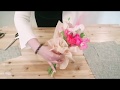[또키] 간단한 미니 꽃다발만들기