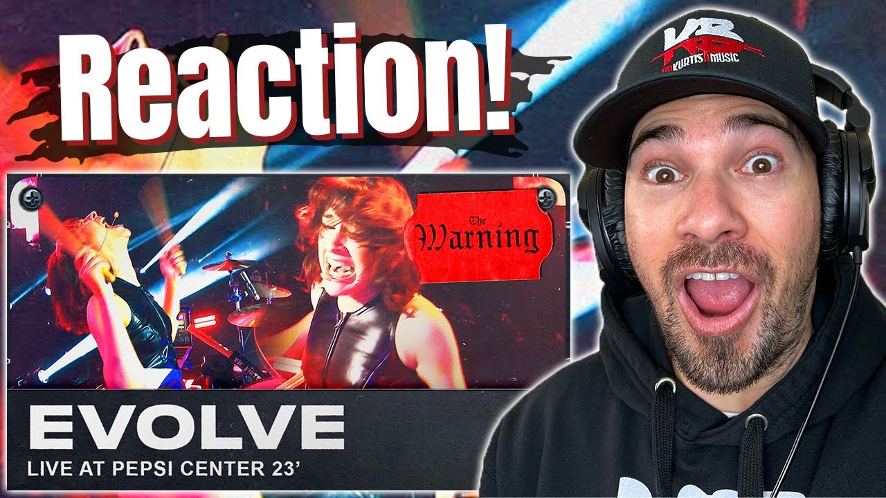 Это просто безумие! | Впервые слышу THE WARNING - EVOLVE (прямая трансляция из Pepsi Center)