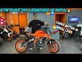 2024 ktm duke 390 launched in nepal better looking  deal than 250  price sound 