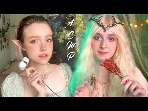 АСМР Эльфийки исцелят твою душу ❀ Коллаб с @marieassmr ❀ Ролевая игра, персональное внимание