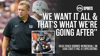 Utah State HC Bronco Mendenhall on QB Decision, Portal “Absurdity” & Pac-12 | Ultimate Aggie Podcast