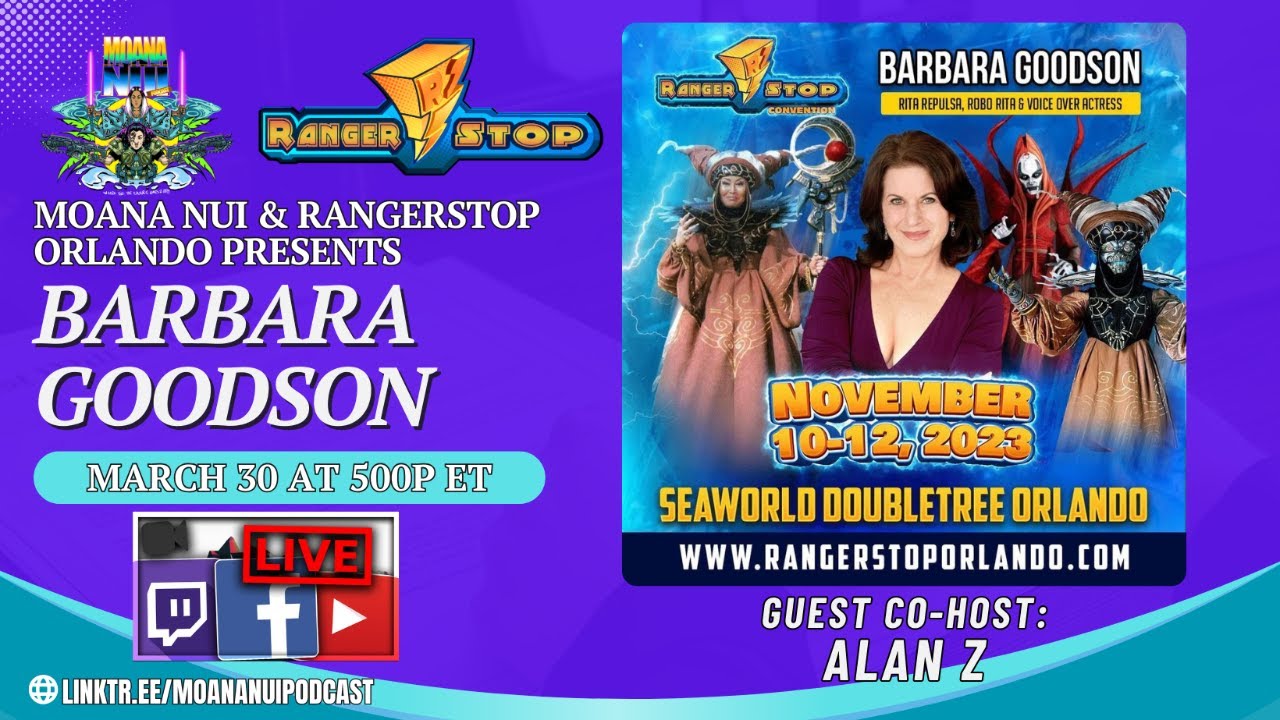 Moana Nui & Rangerstop Convention Orlando Presents Barbara Goodson