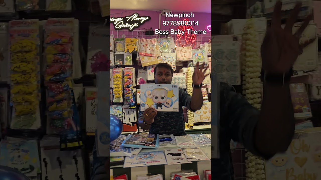 Welcome to Another video Related most trending theme "Boss baby Decor products available at Newpinch