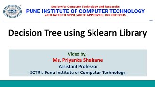 Decision Tree using Sklearn Library of Python