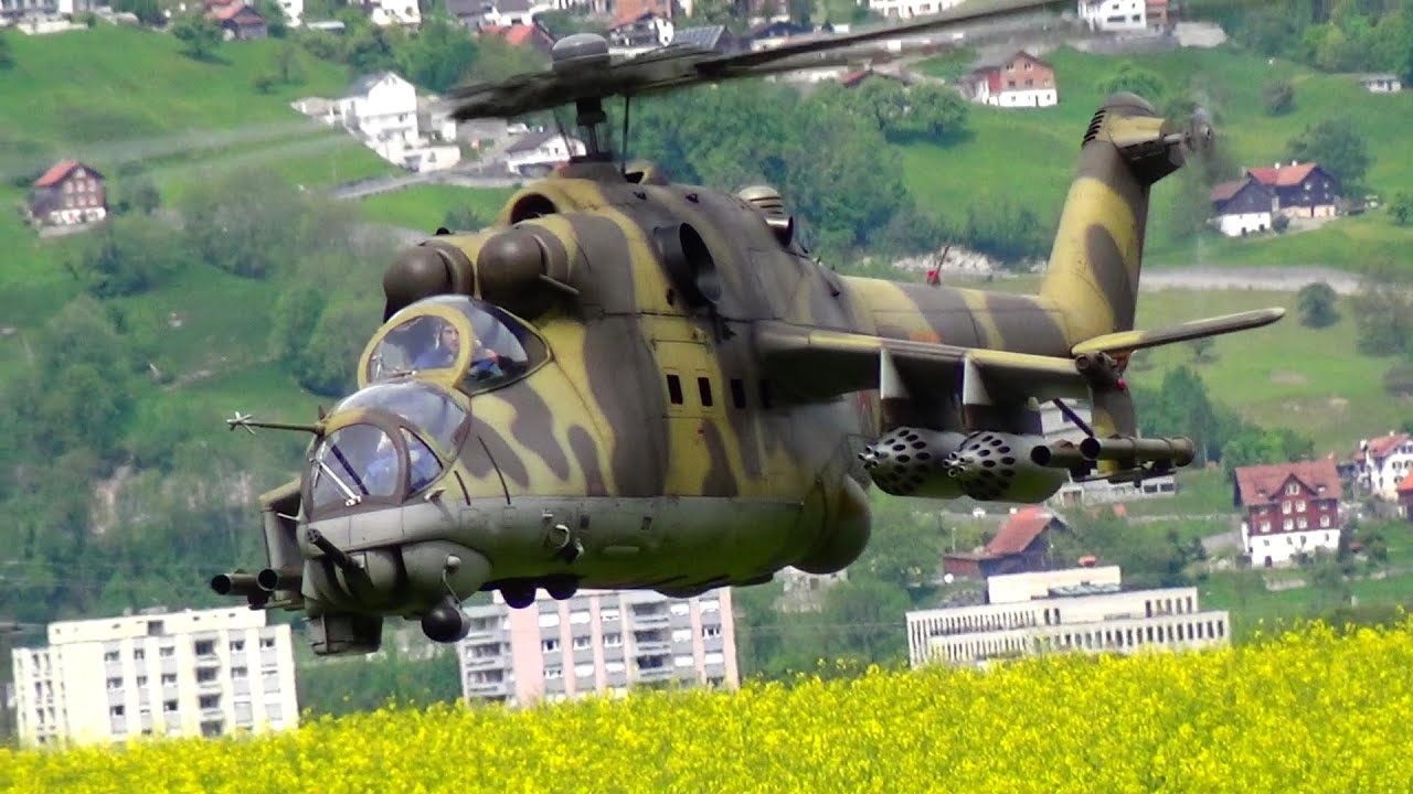 Mil Mi-24 Hind крокодил RC Scale Model Moscow Helicopter