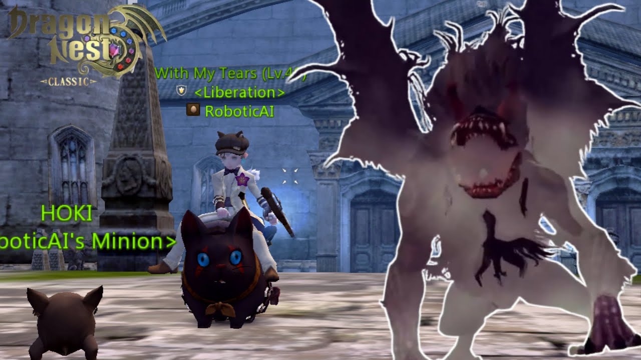Dragon Nest Sea Classic - Manticore Nest POV Priest GAMEPLAY