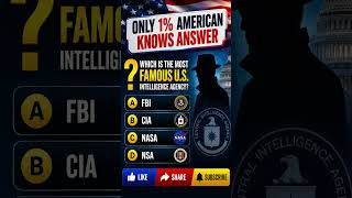 Only 1% Americans Know This U.S. Intelligence Agency#usaquiz#quiztime#gkquiz #viral #usaquiz