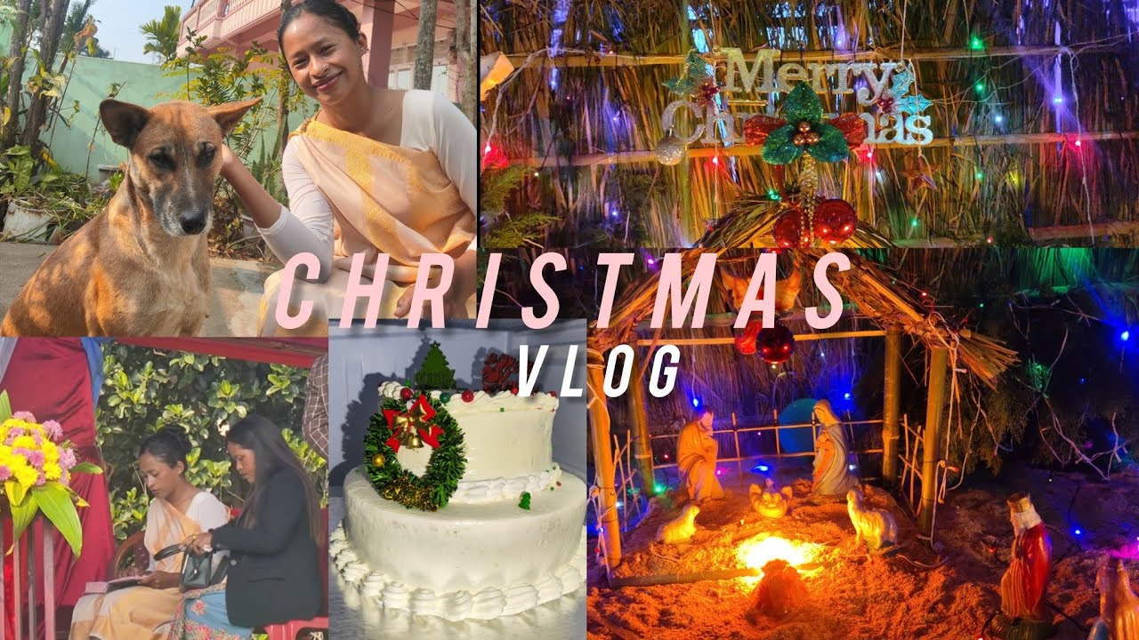 CHRISTMAS mini Vlog 2025  | pait meit christmas |Chad Carol | 24-25| 