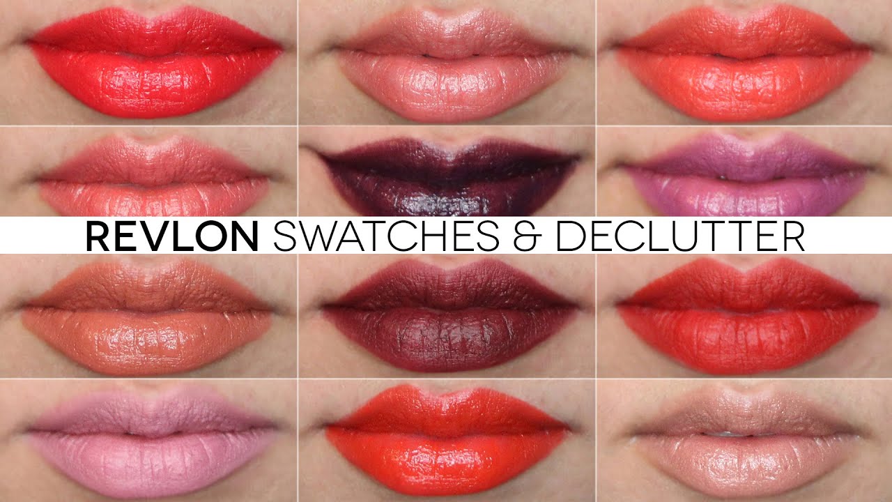 Revlon Lipstick Shades Chart