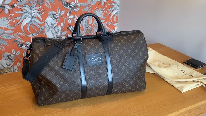 LOUIS VUITTON Boston bag M42955 Keepall 55 Epi Epi Leather blue