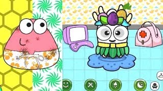 Pou VS My Virtual Tooth iPad Gameplay for Children HD screenshot 4